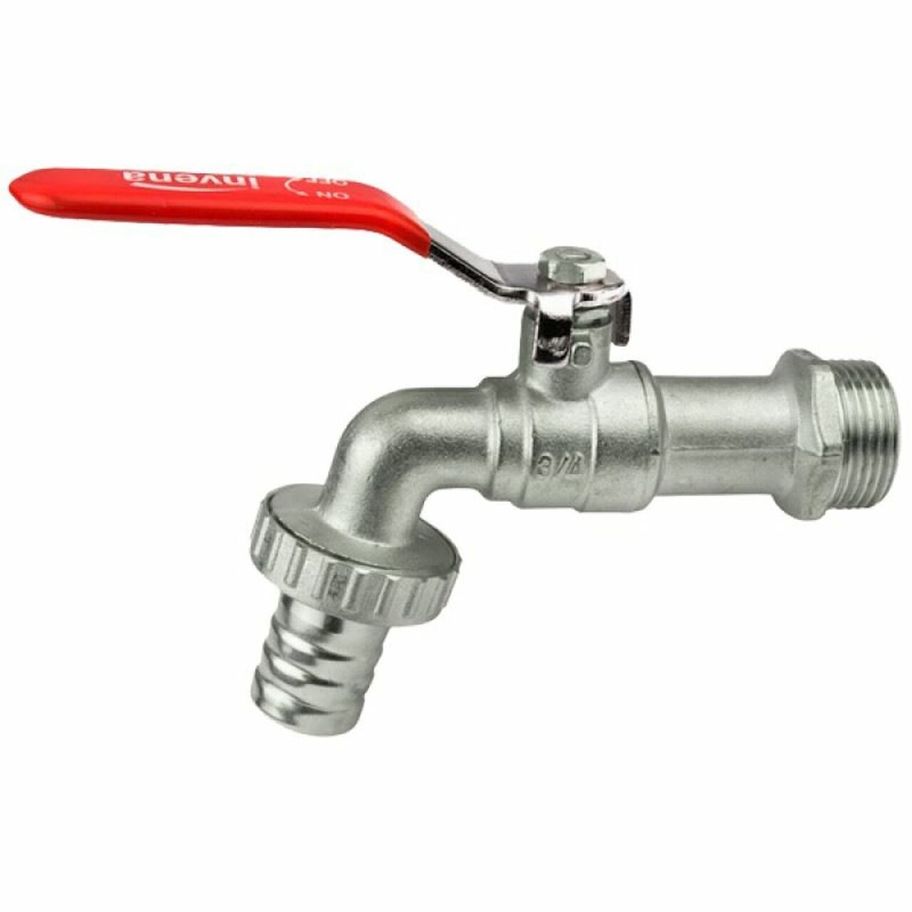 Outdoor Garden Tap Red Handle 1/2 X3/4" Zink