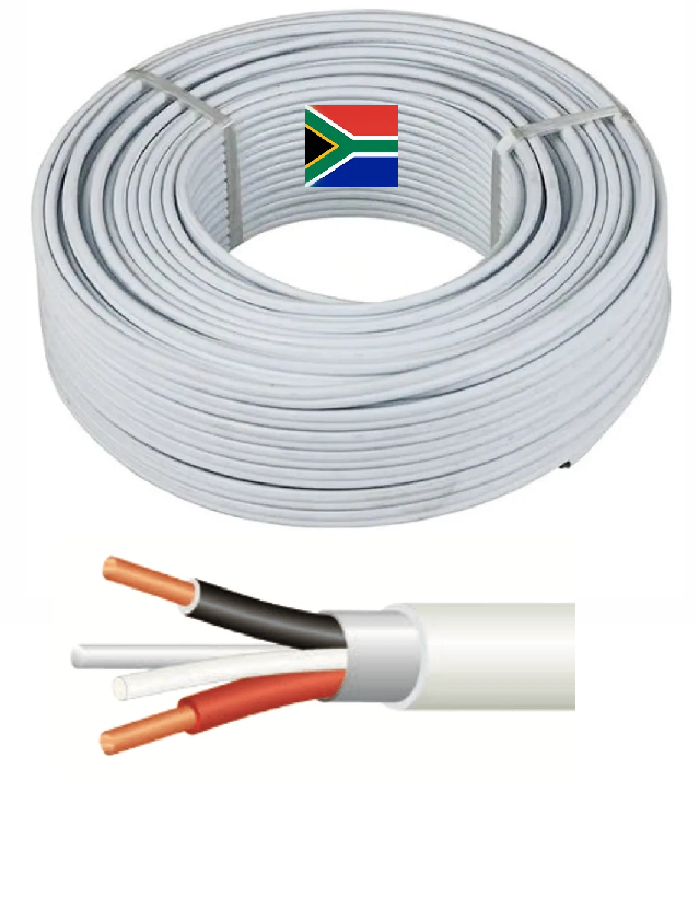 Cable Twin-Earth Flat Wire / Cable SABS 100m