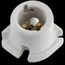 Lamp Holder Porcelain Skirted B22
