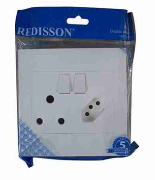 Redisson Wall switch Socket Double 16A New-16A