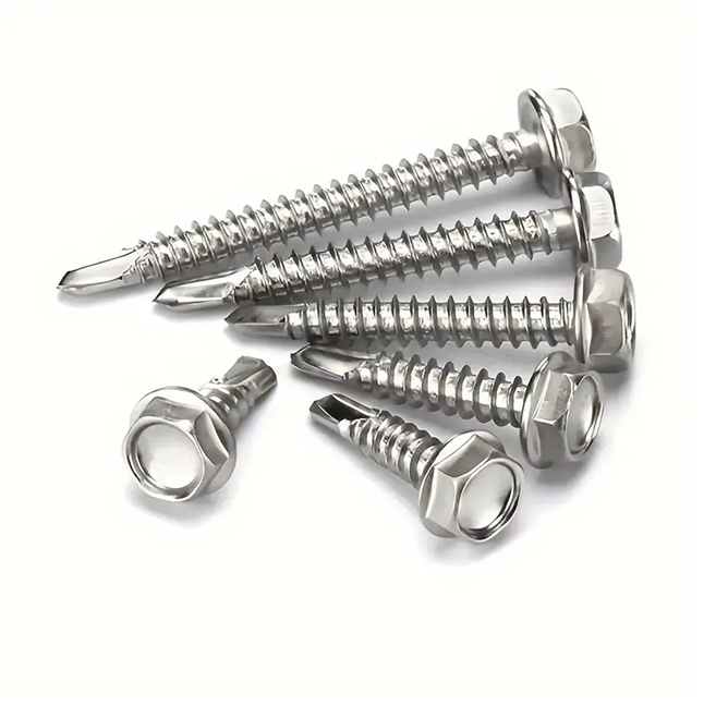 Self-Drilling Hexagon Tek-Screws 100s