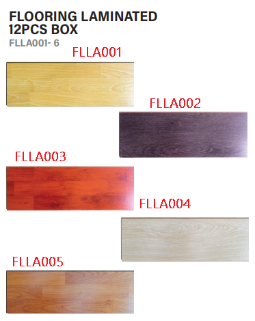 Flooring Laminated 12 Pcs Box