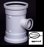 110mm 50mm Reducing Junction Single SV Plain Satas