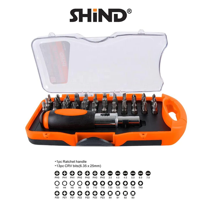 Shind 37 Piece Screwdriver Bit Set
