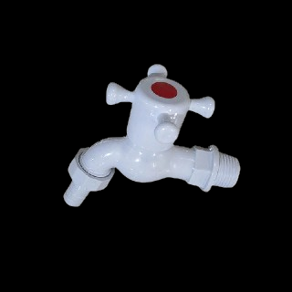 White Plastic water Tap